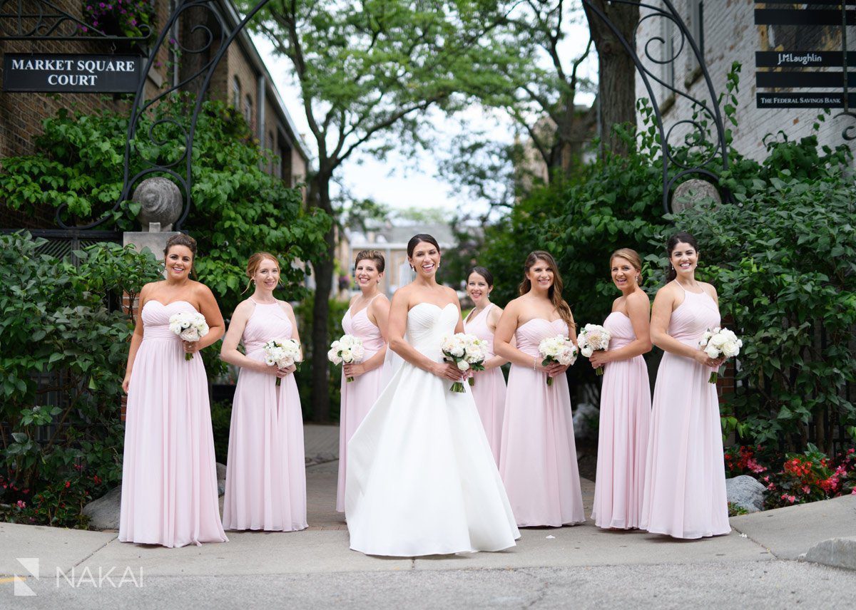 downtown lake forest wedding pictures il market square