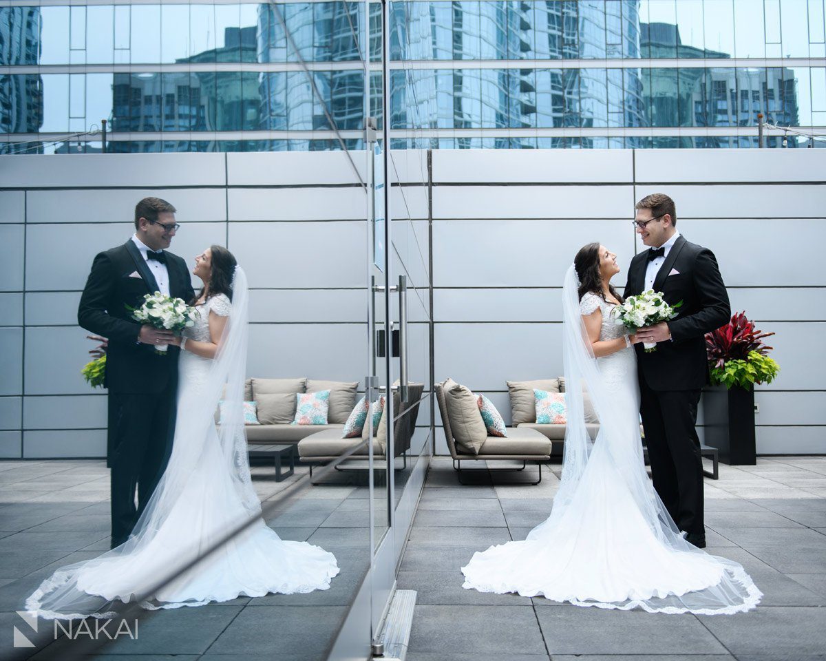 chicago loews downtown wedding photographer bride groom