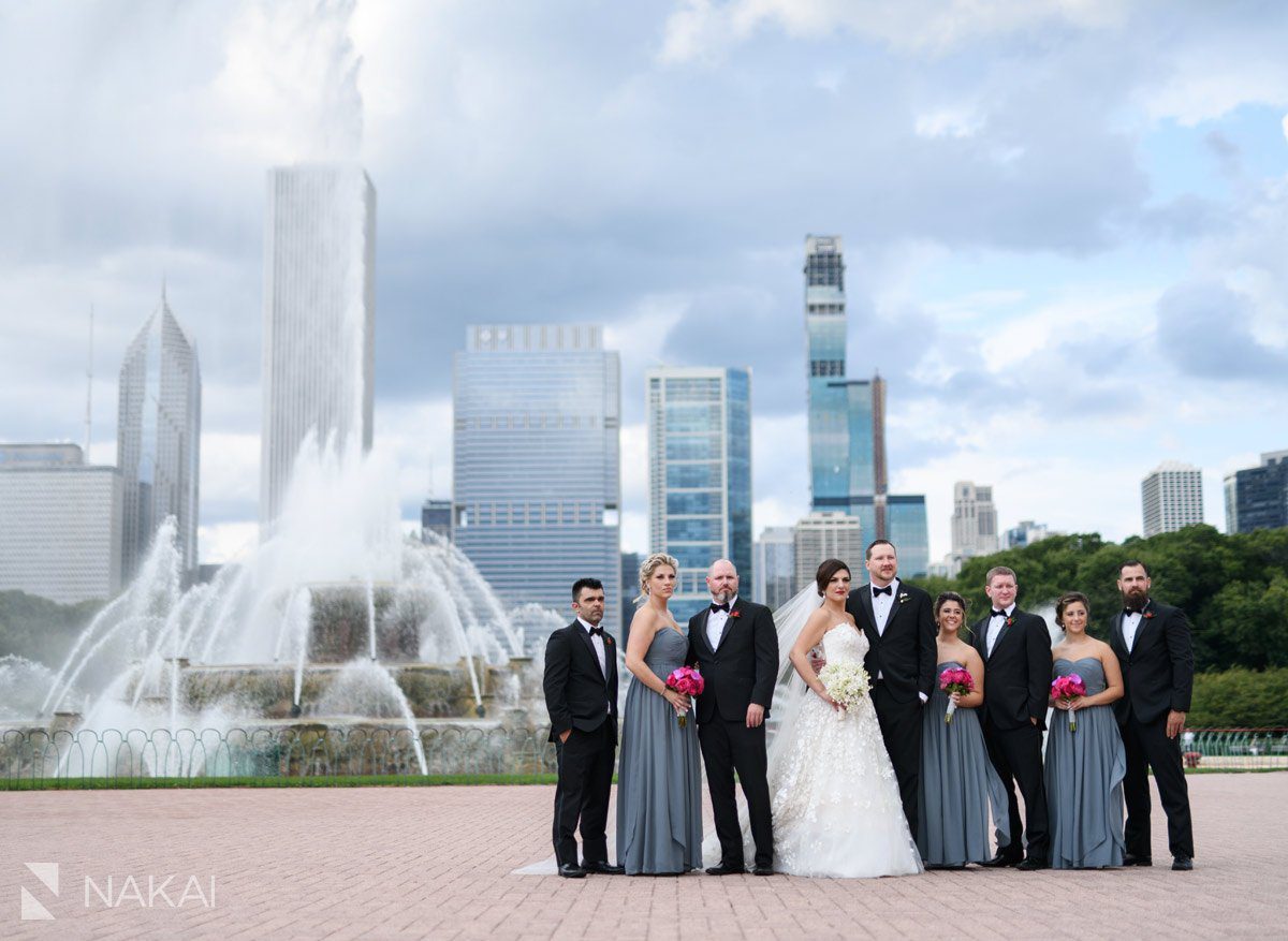 buckingham fountain wedding photographer