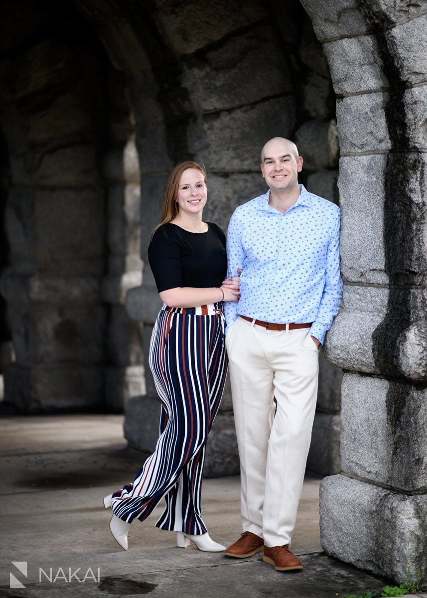 Lincoln park engagement photos south pond proposal