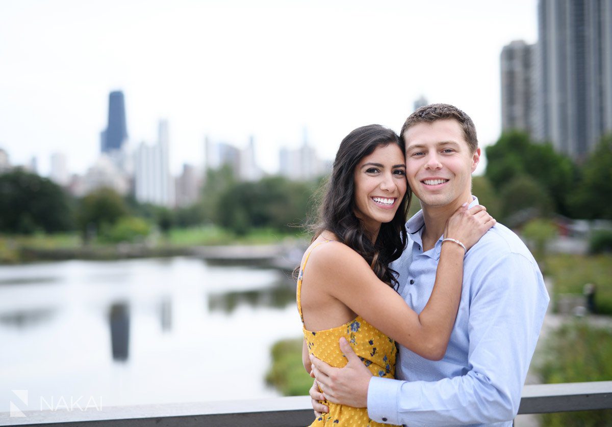 best chicago engagement picture Lincoln park south pond
