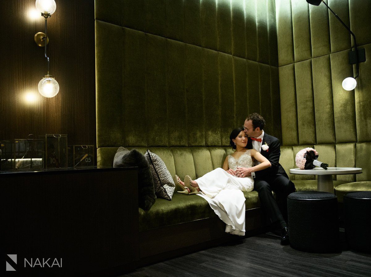 best Gwen hotel wedding photographer chicago bride groom