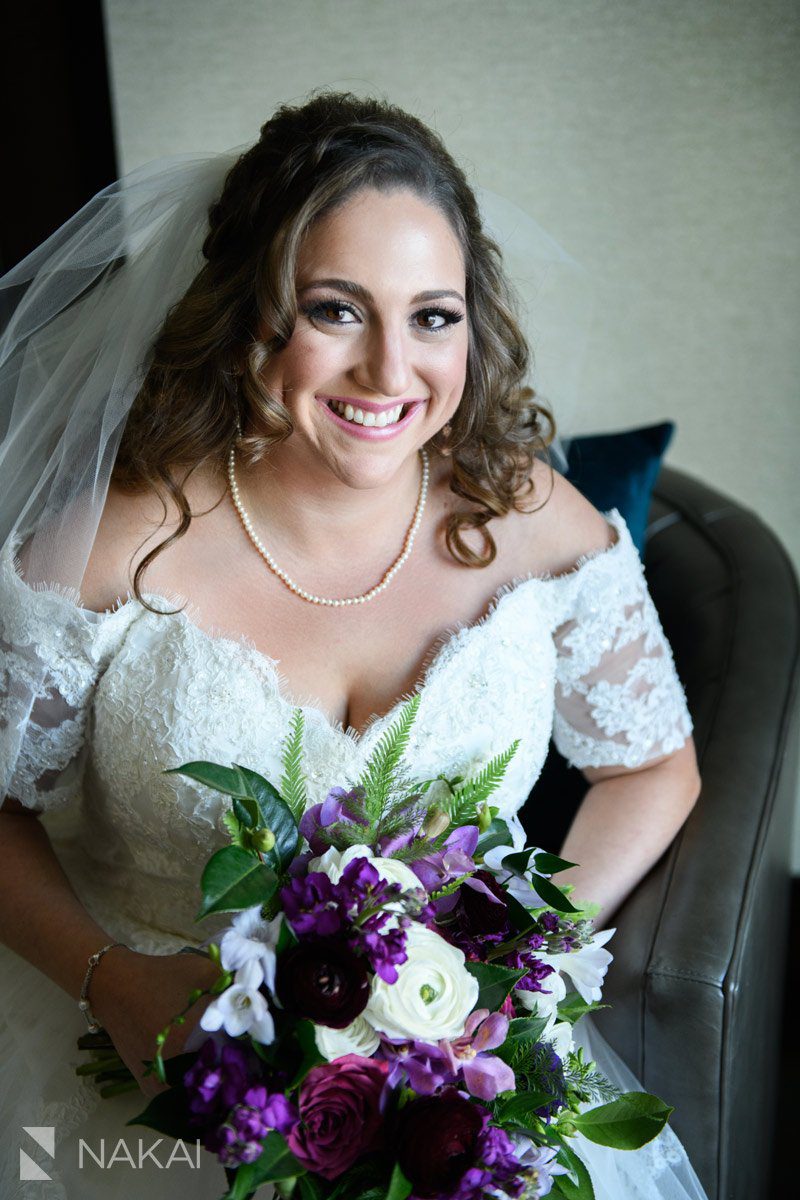 chicago Radisson blu wedding picture bride portrait