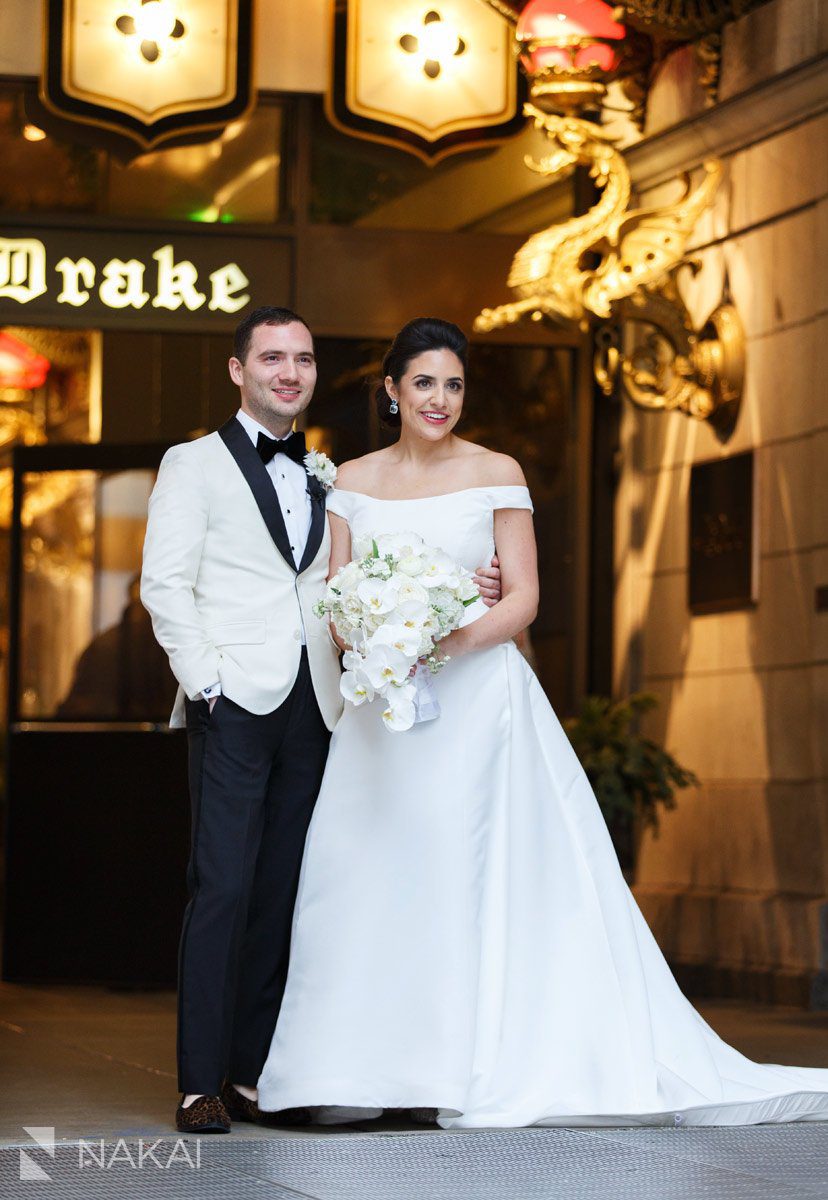drake hotel chicago wedding photos bride groom