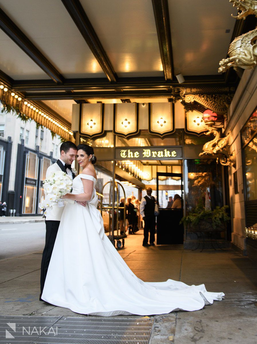 drake hotel chicago wedding photographer bride groom
