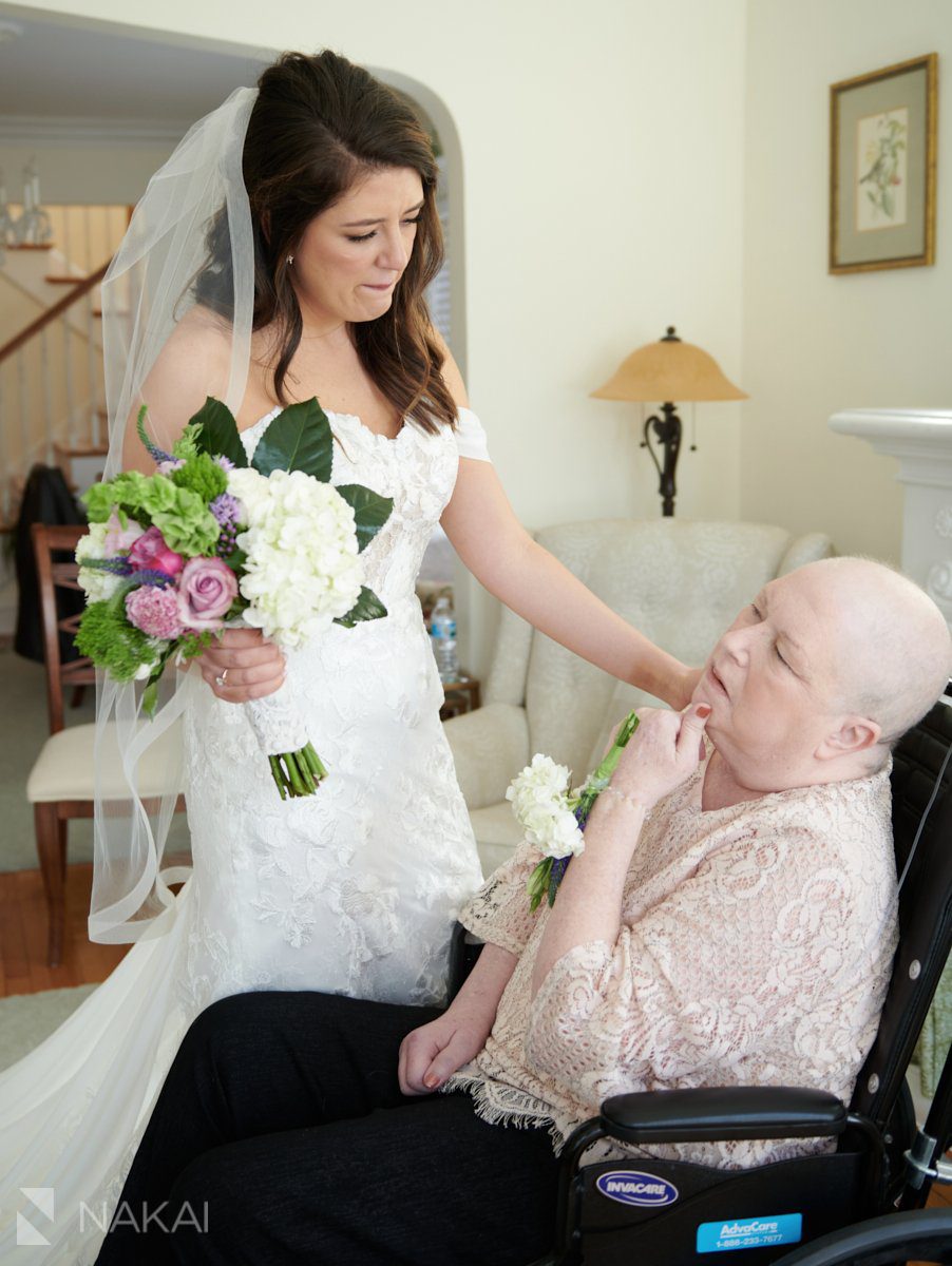 cancer wedding pictures house ceremony mother of bride