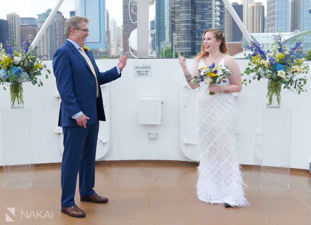 microwedding pictures chicago boat odyssey