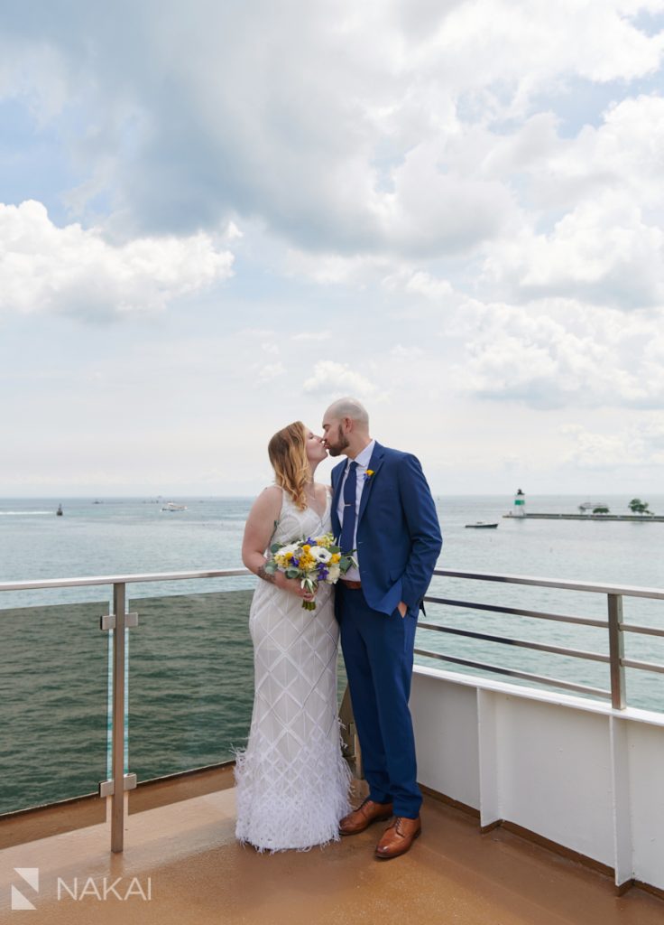 micro wedding photographer chicago boat odyssey