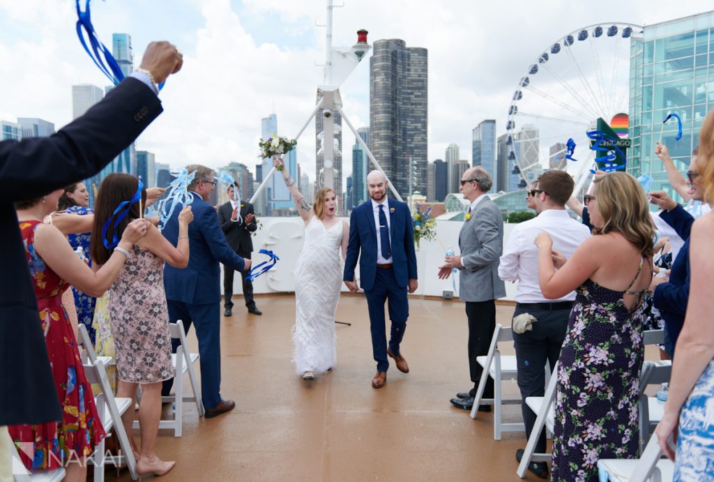 chicago micro wedding photographer bride groom married