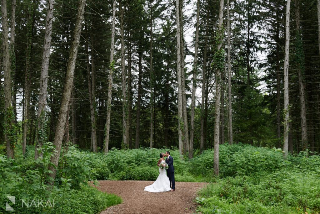 Morton Arboretum wedding photographer microwedding