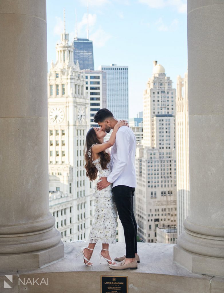 London house proposal photos chicago rooftop