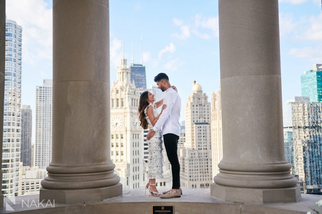 londonhouse proposal photos chicago cupola