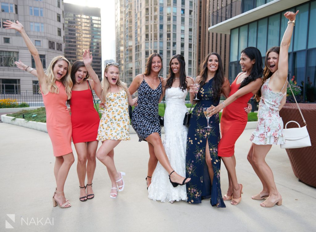  Radisson blu covid wedding photographer chicago outdoor rooftop