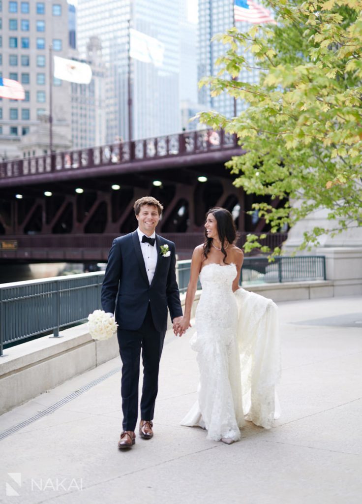 best chicago wedding photographer riverwalk