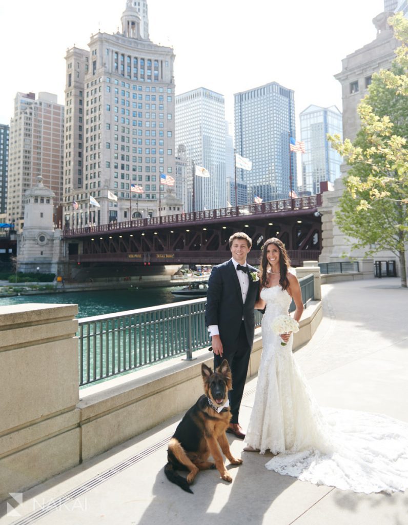 best chicago wedding pictures riverwalk