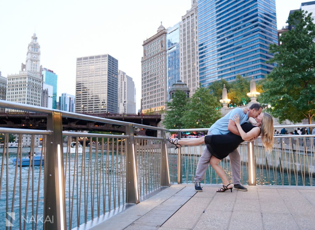 chicago riverwalk engagement photographer proposal