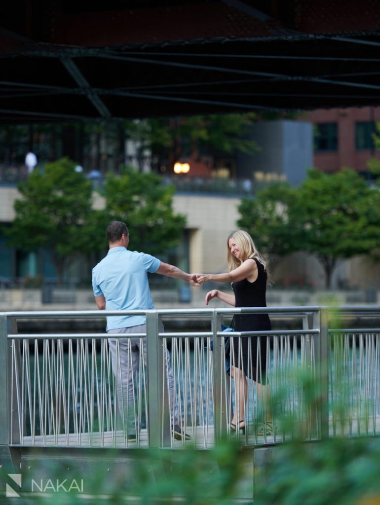 chicago proposal pictures riverwalk