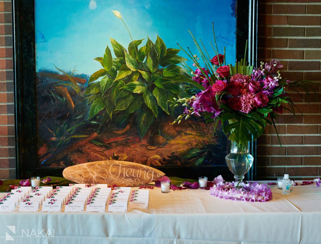 Hawaiian themed wedding pictures decor Hyatt lodge