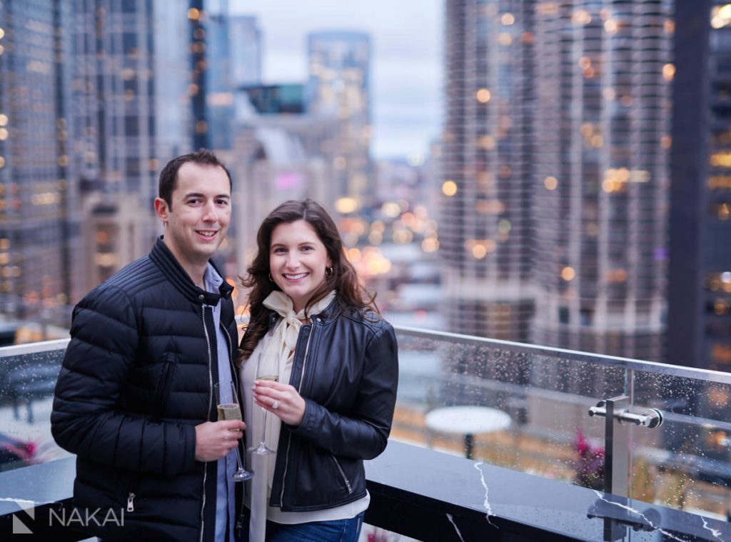 best chicago proposal photographer londonhouse cupola photo