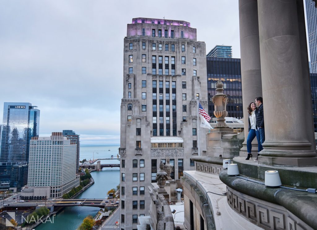 chicago proposal photos londonhouse cupola