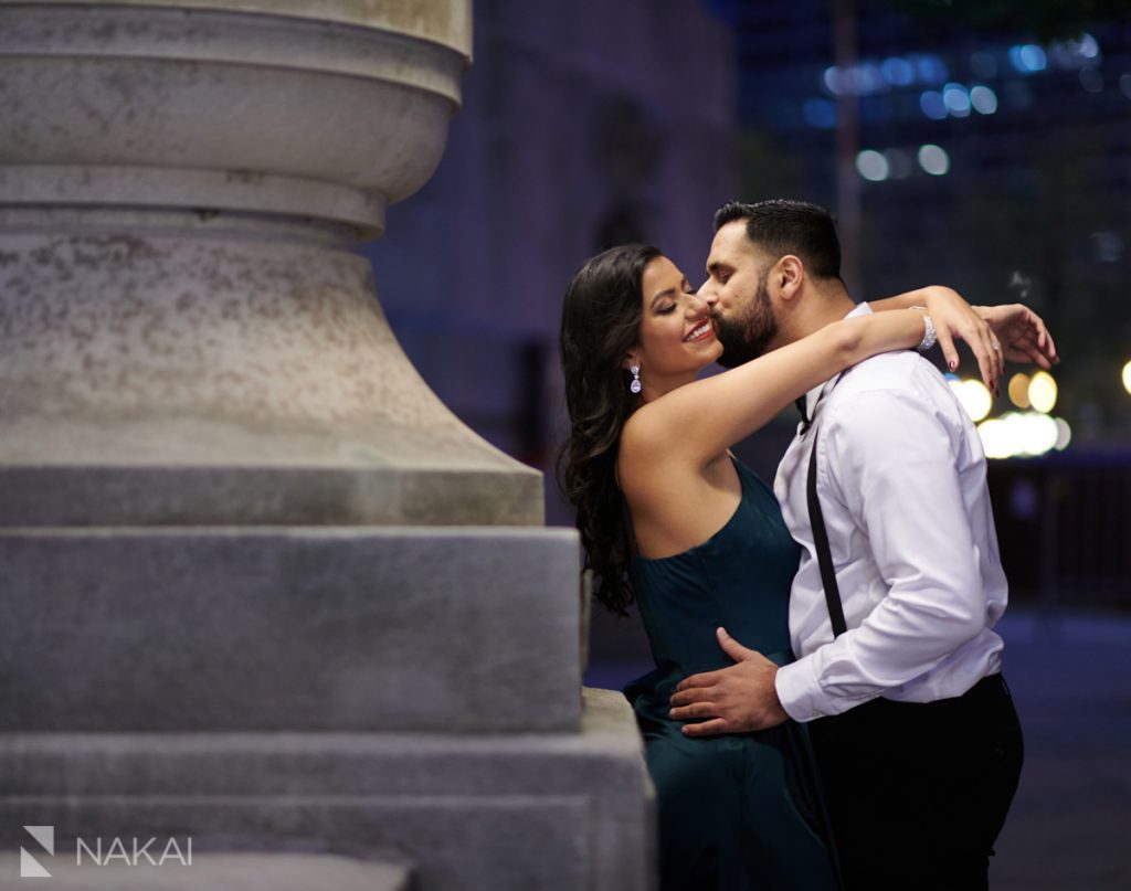 chicago indian engagement pictures rooftop 