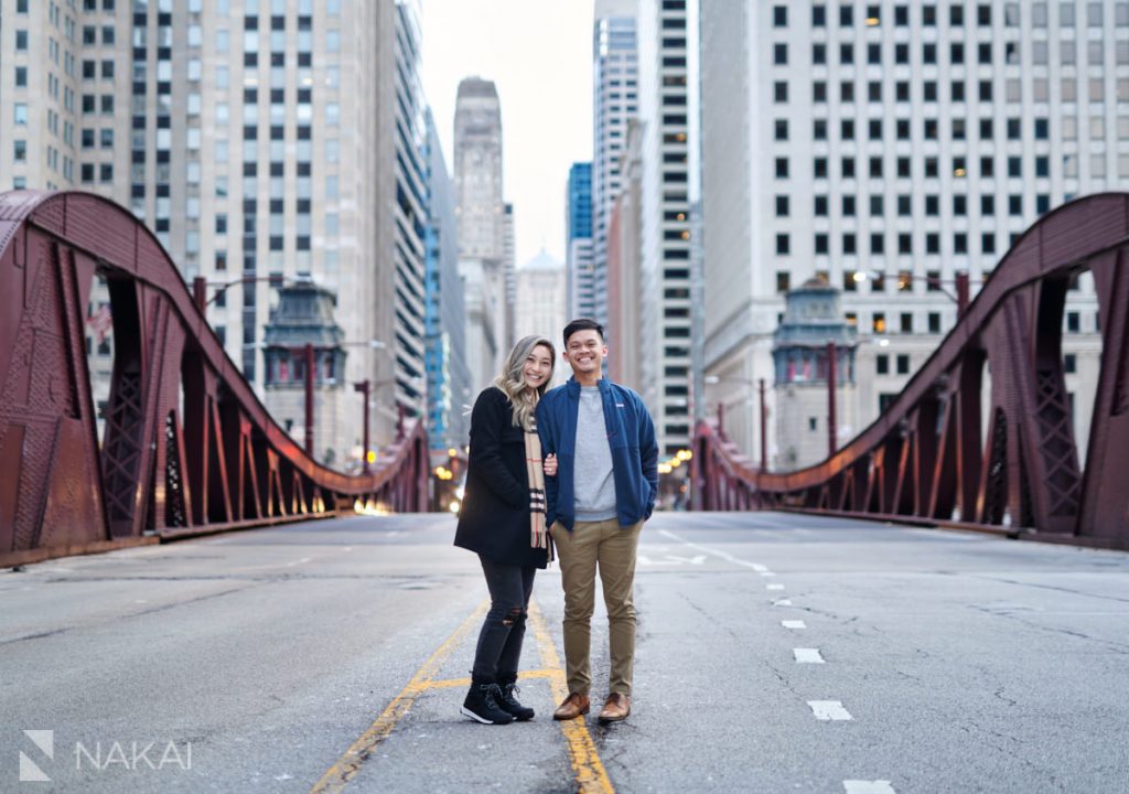 bridges chicago proposal photography