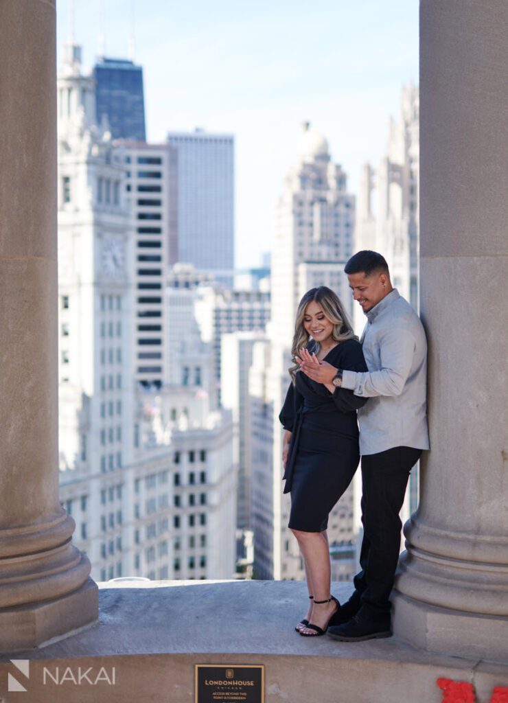 chicago londonhouse cupola proposal photographer ring