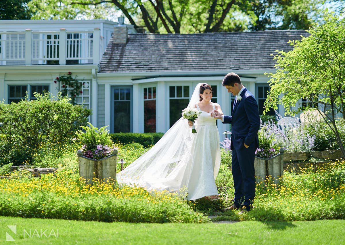 Chicago northshore backyard wedding photo