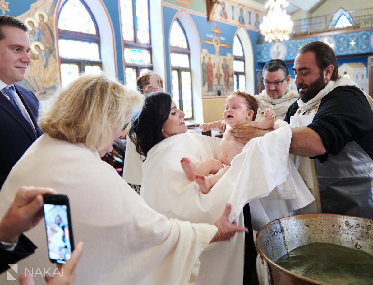 Greek Orthodox baptism chicago photographer ceremony