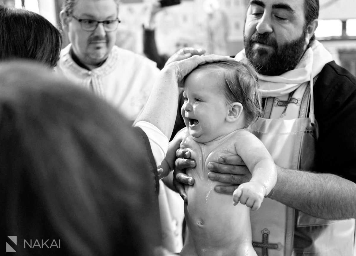 Greek Orthodox baptism chicago pictures water blessing
