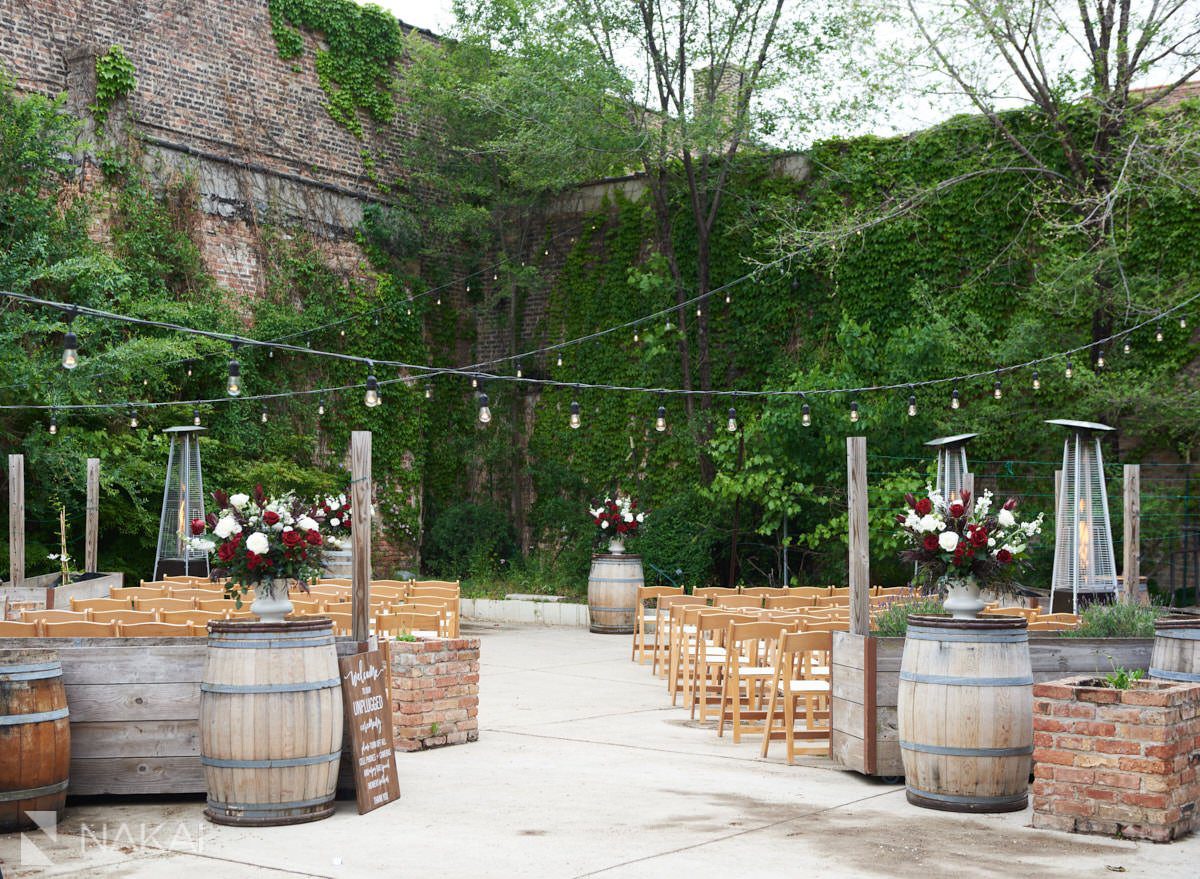 city winery Chicago wedding photographer ceremony