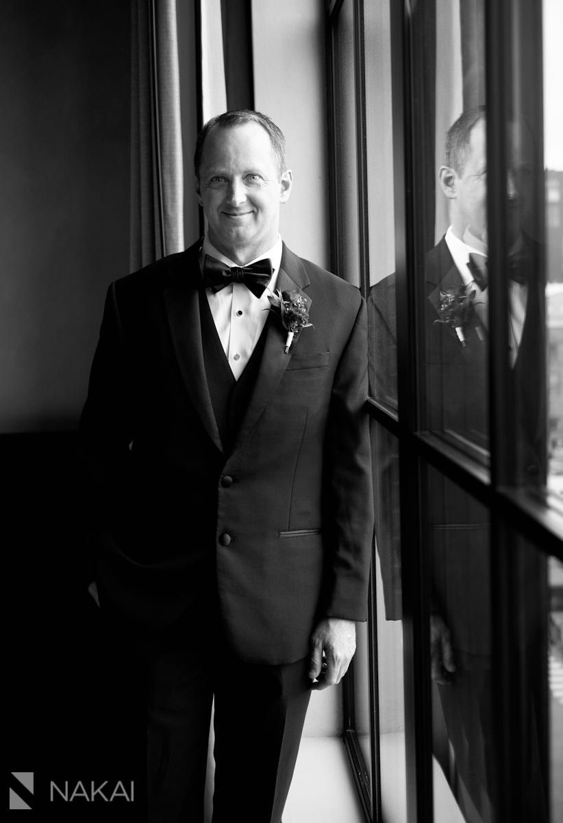 chicago nobu wedding photographer groom