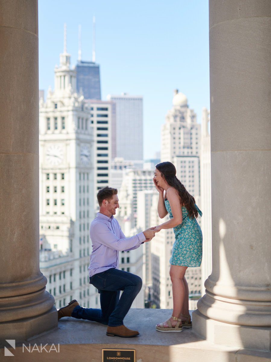 best chicago proposal location photos londonhouse