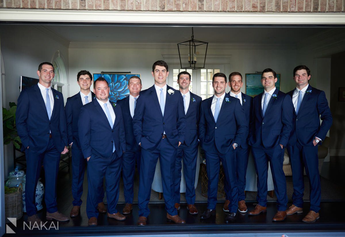 chicago north shore wedding photographer groomsmen