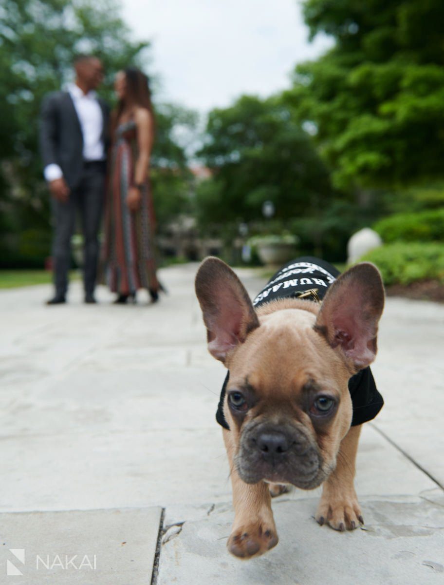 university of chicago engagement photography black couple 