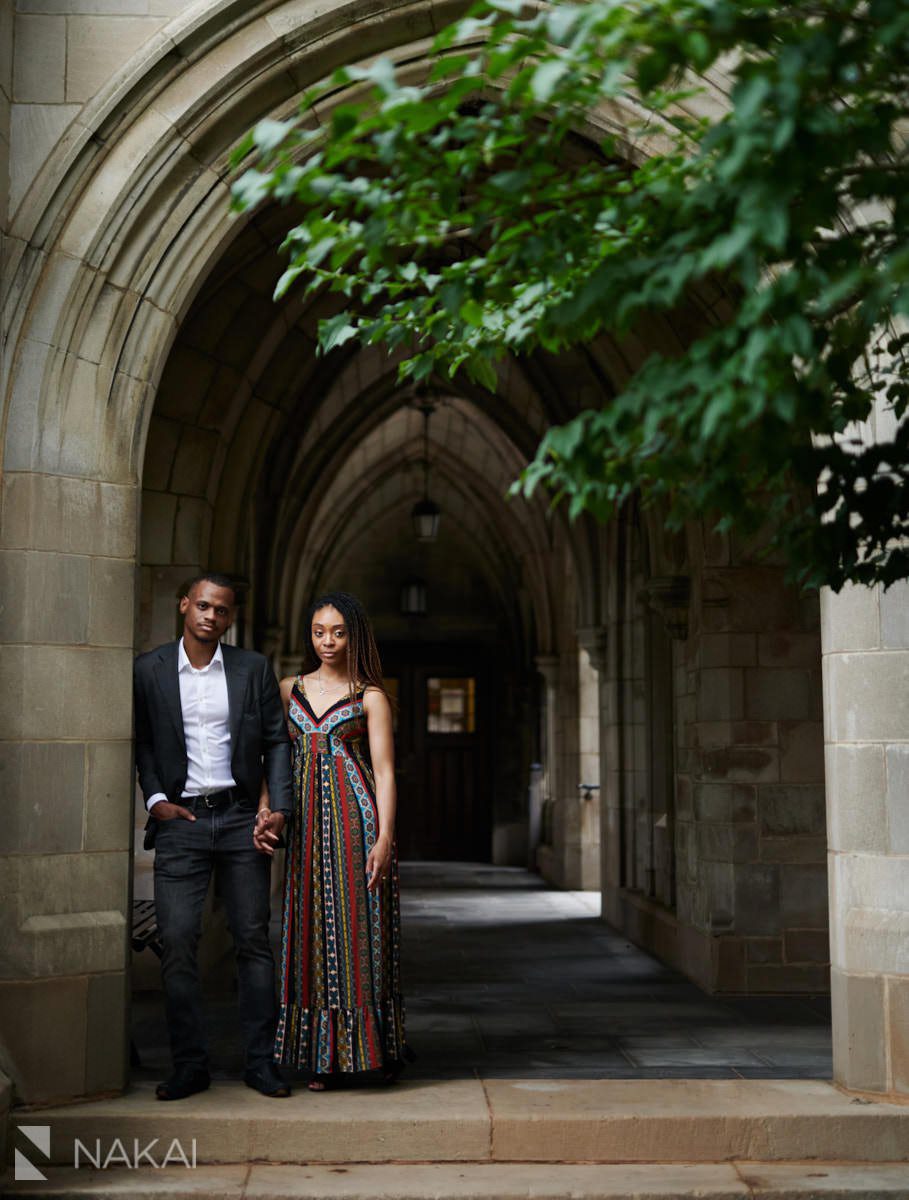 university of chicago engagement pictures black couple 