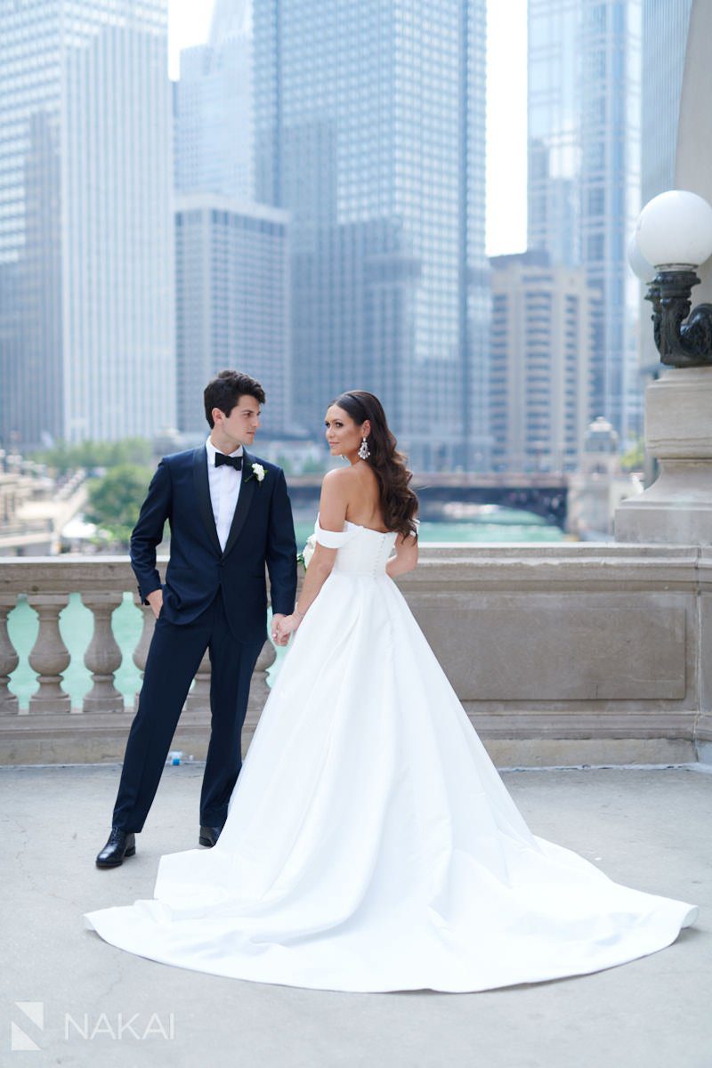 university club of Chicago wedding photography river