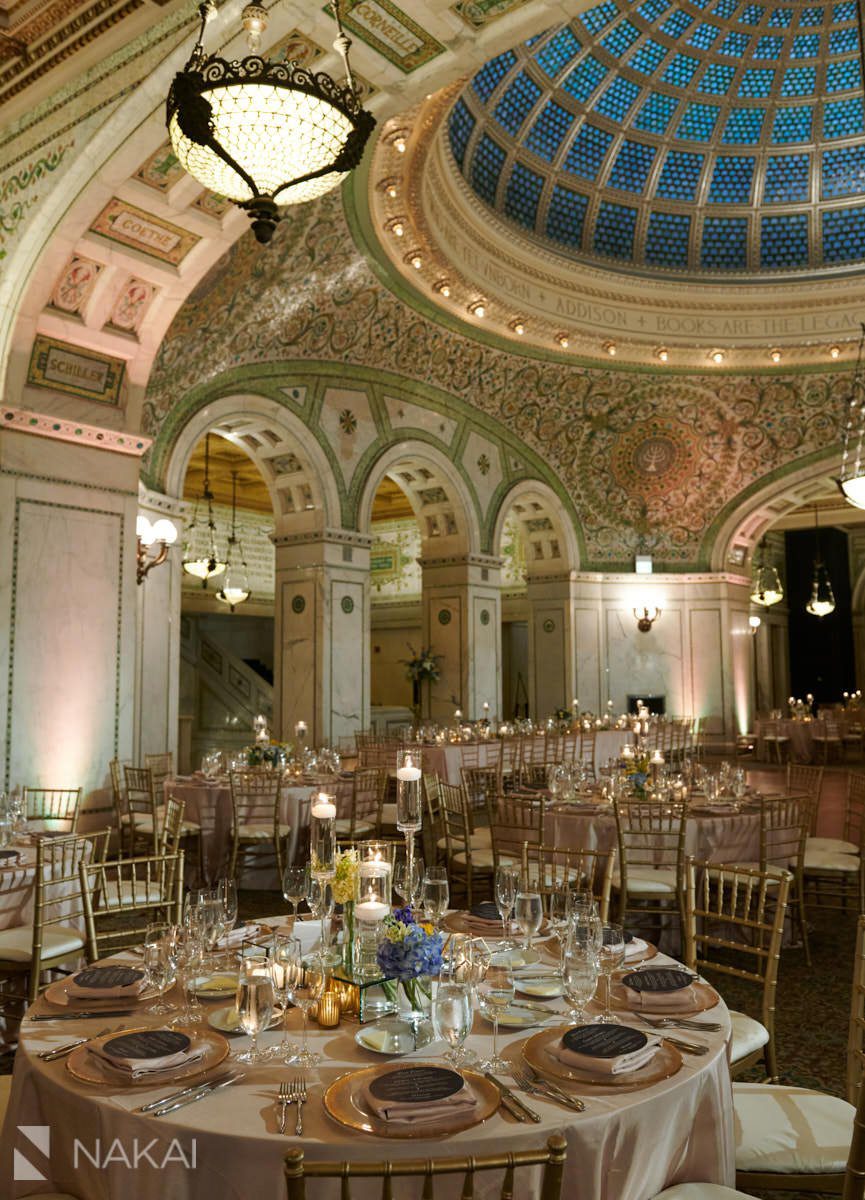 Chicago cultural center wedding reception photos 