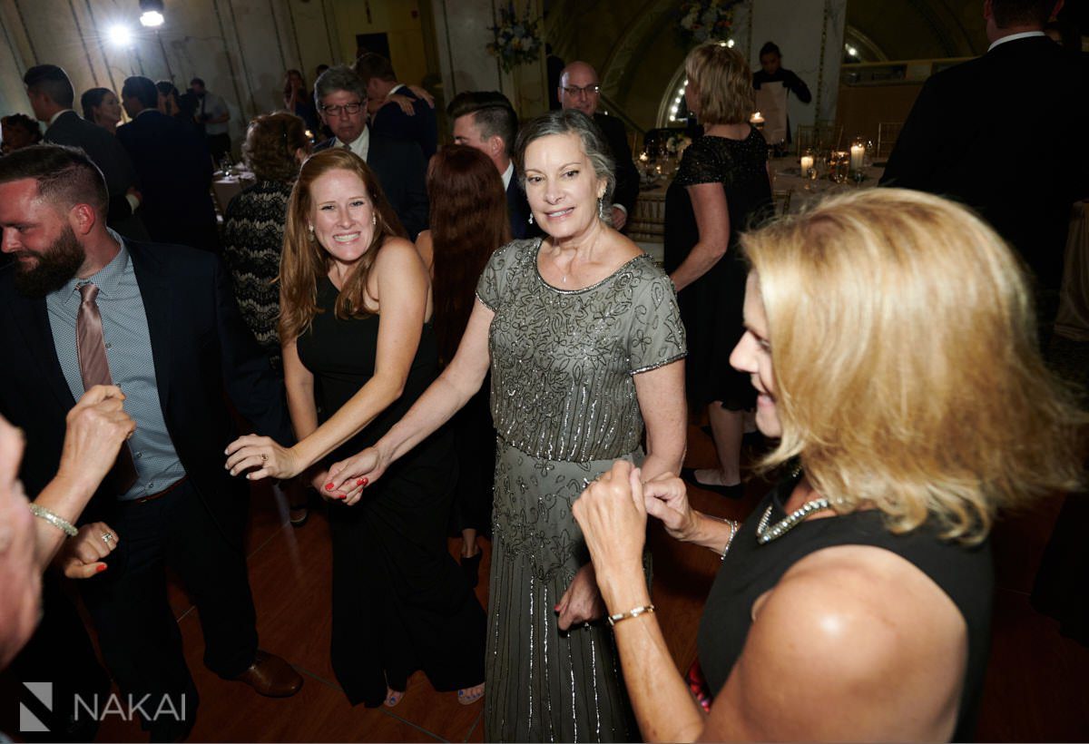 Chicago cultural center wedding reception photos dancing 