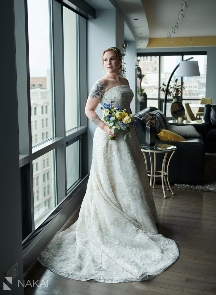 chicago wedding photographer bridal portrait