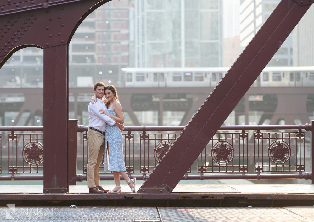 chicago riverwalk engagement pictures