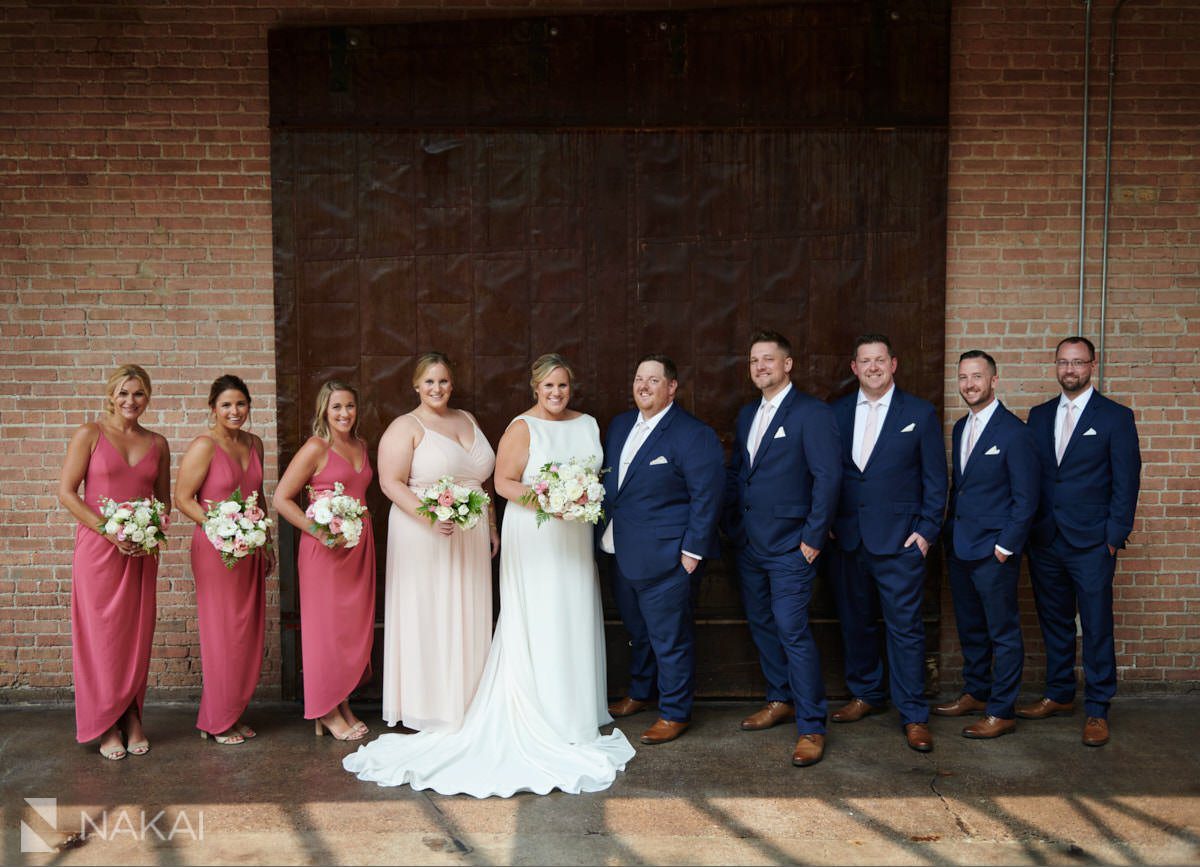 chicago morgan mfg wedding photos bridal party