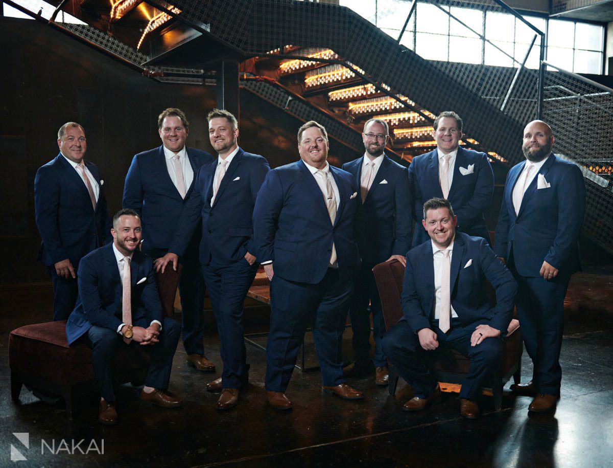 chicago morgan mfg wedding pictures bridal party