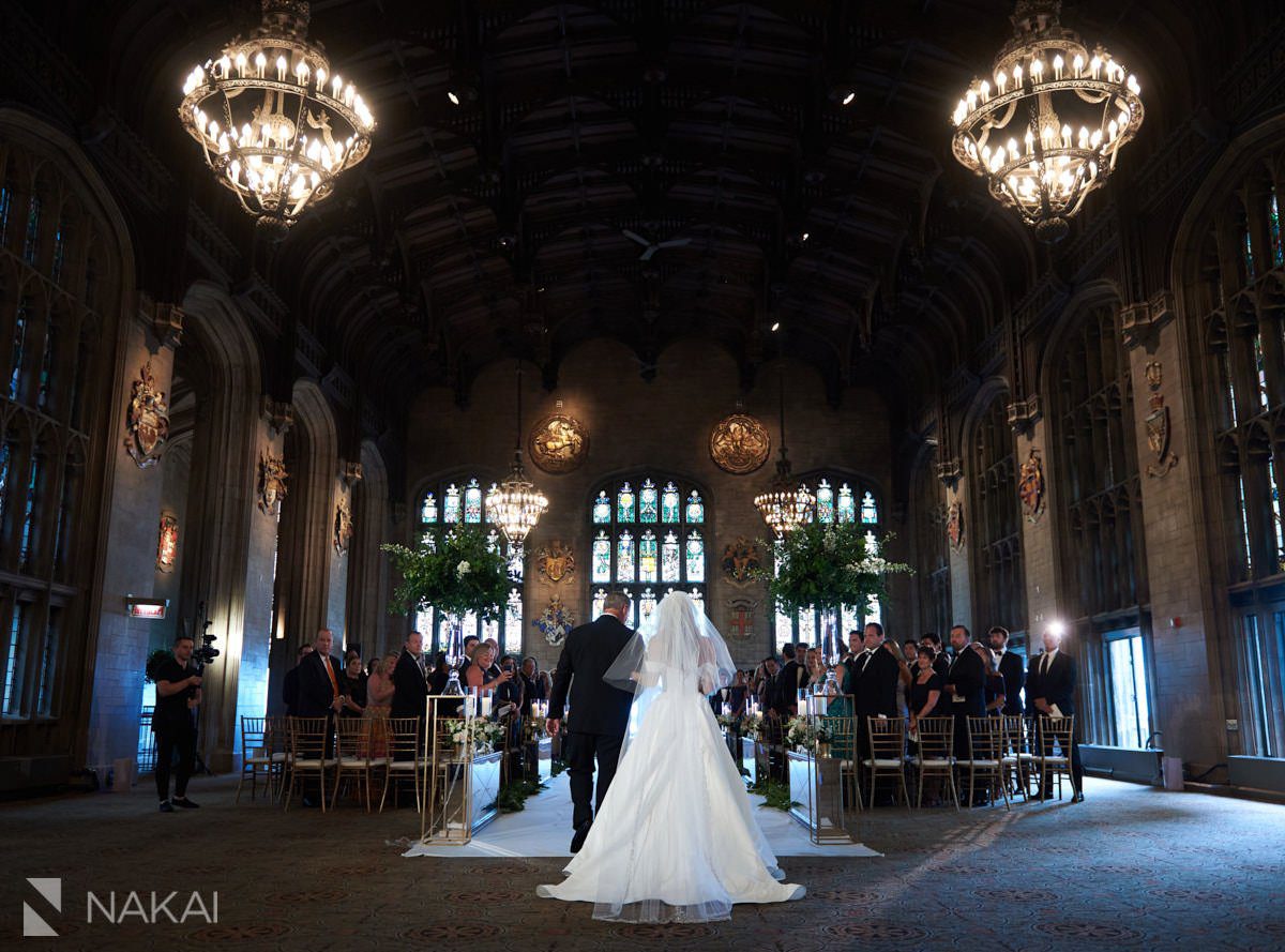 university club of chicago wedding photography ceremony