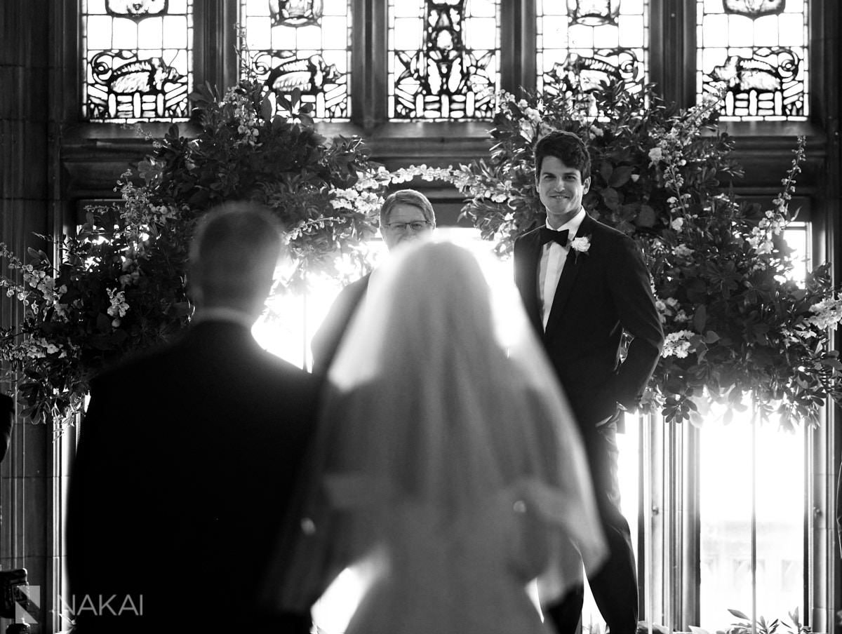 chicago university club wedding photos ceremony