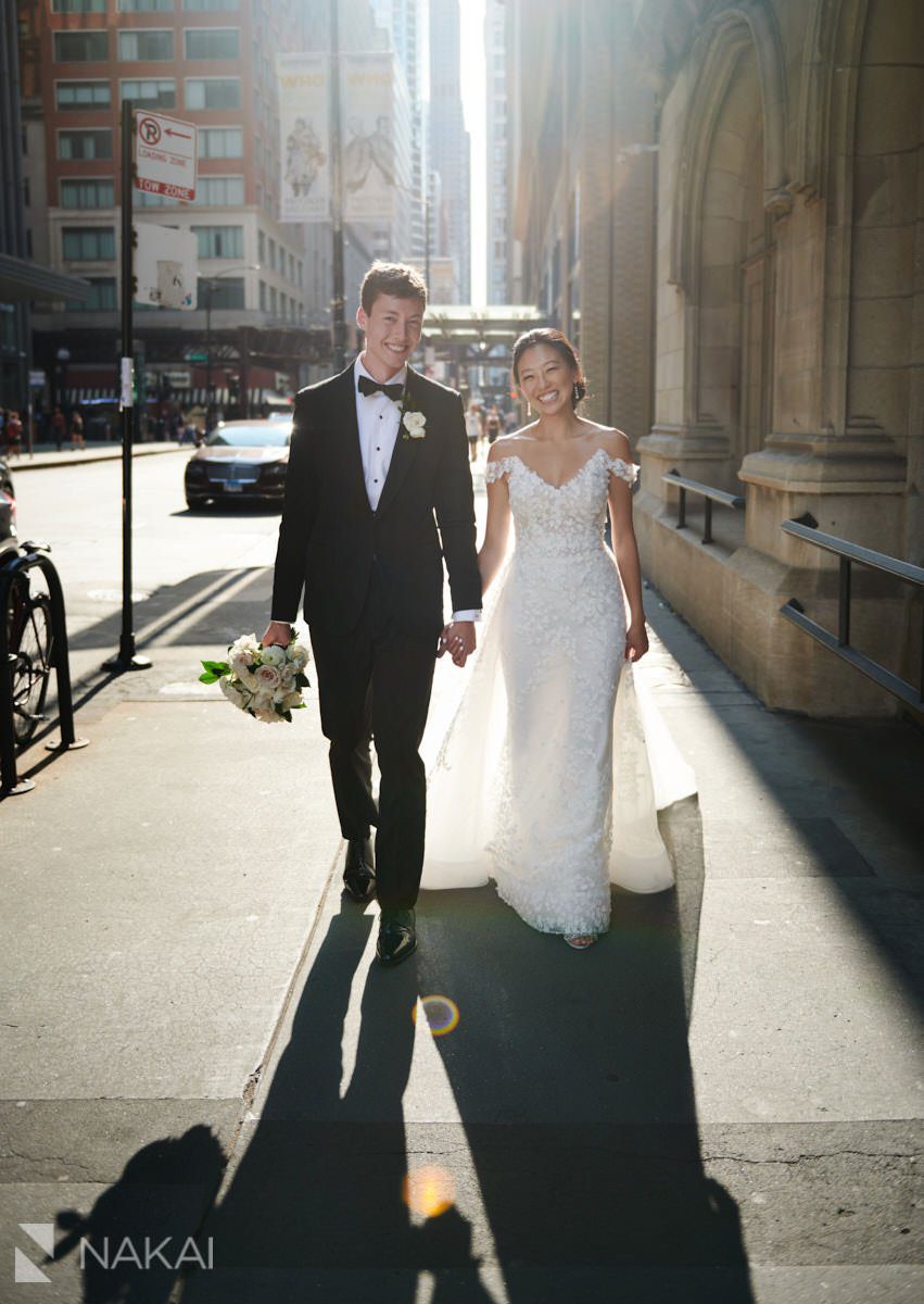 university club of chicago wedding photos bride groom