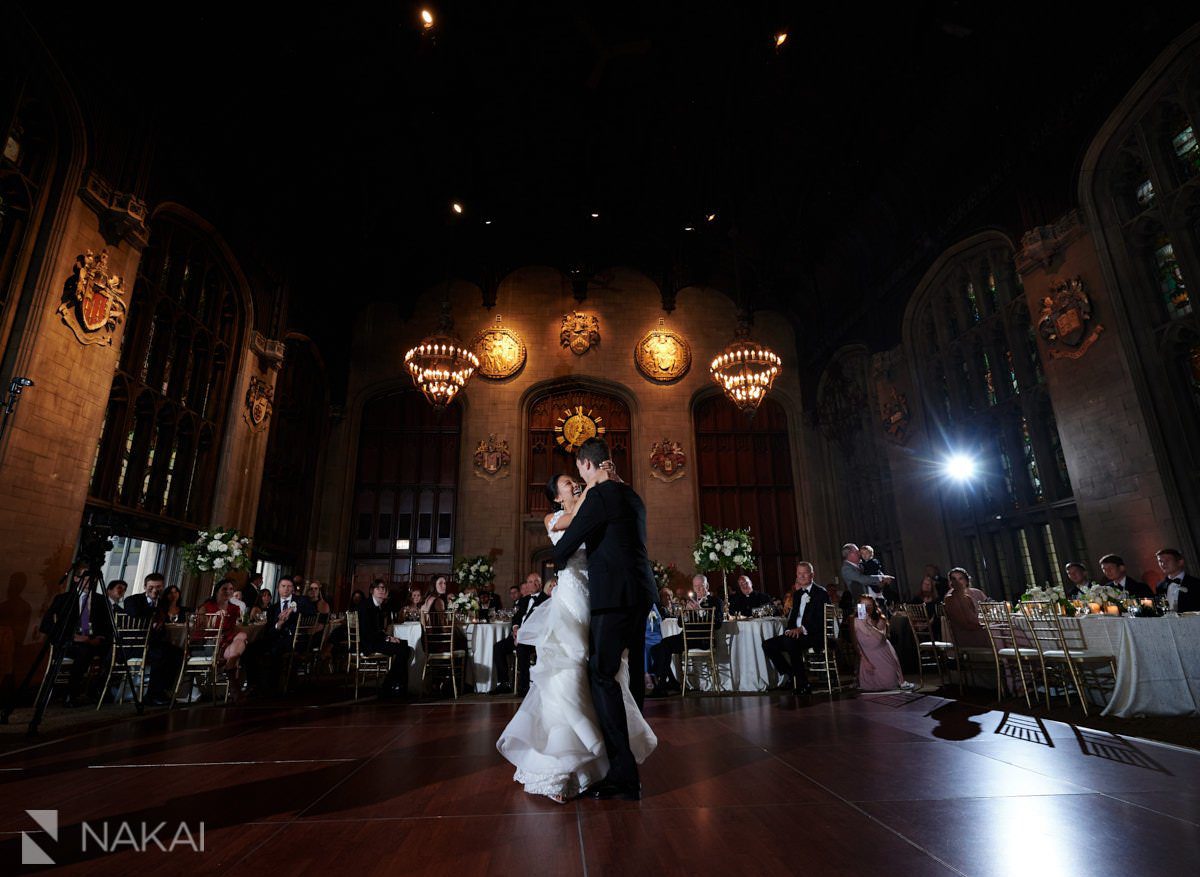 university club of chicago wedding reception photographer