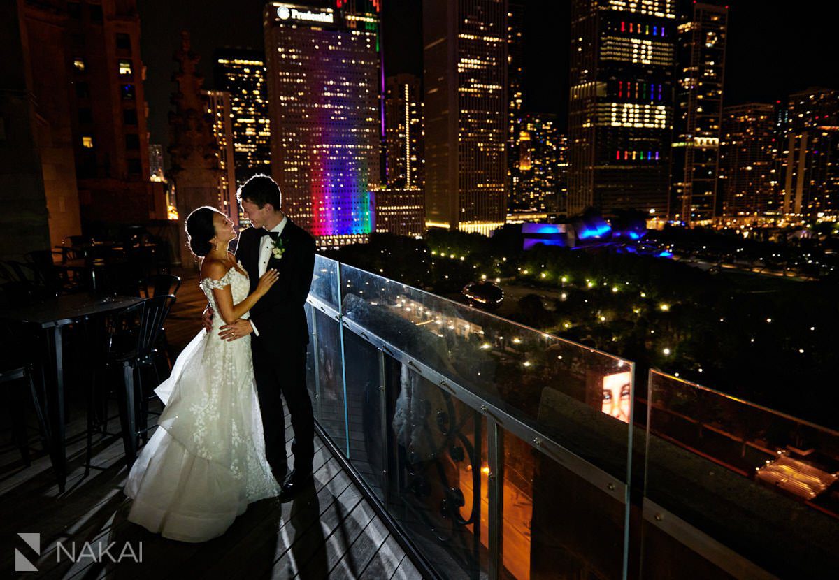 university club of chicago wedding photographer bride and groom