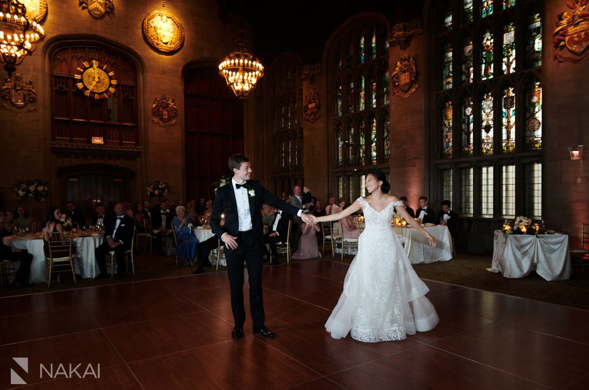 university club of chicago wedding reception photos
