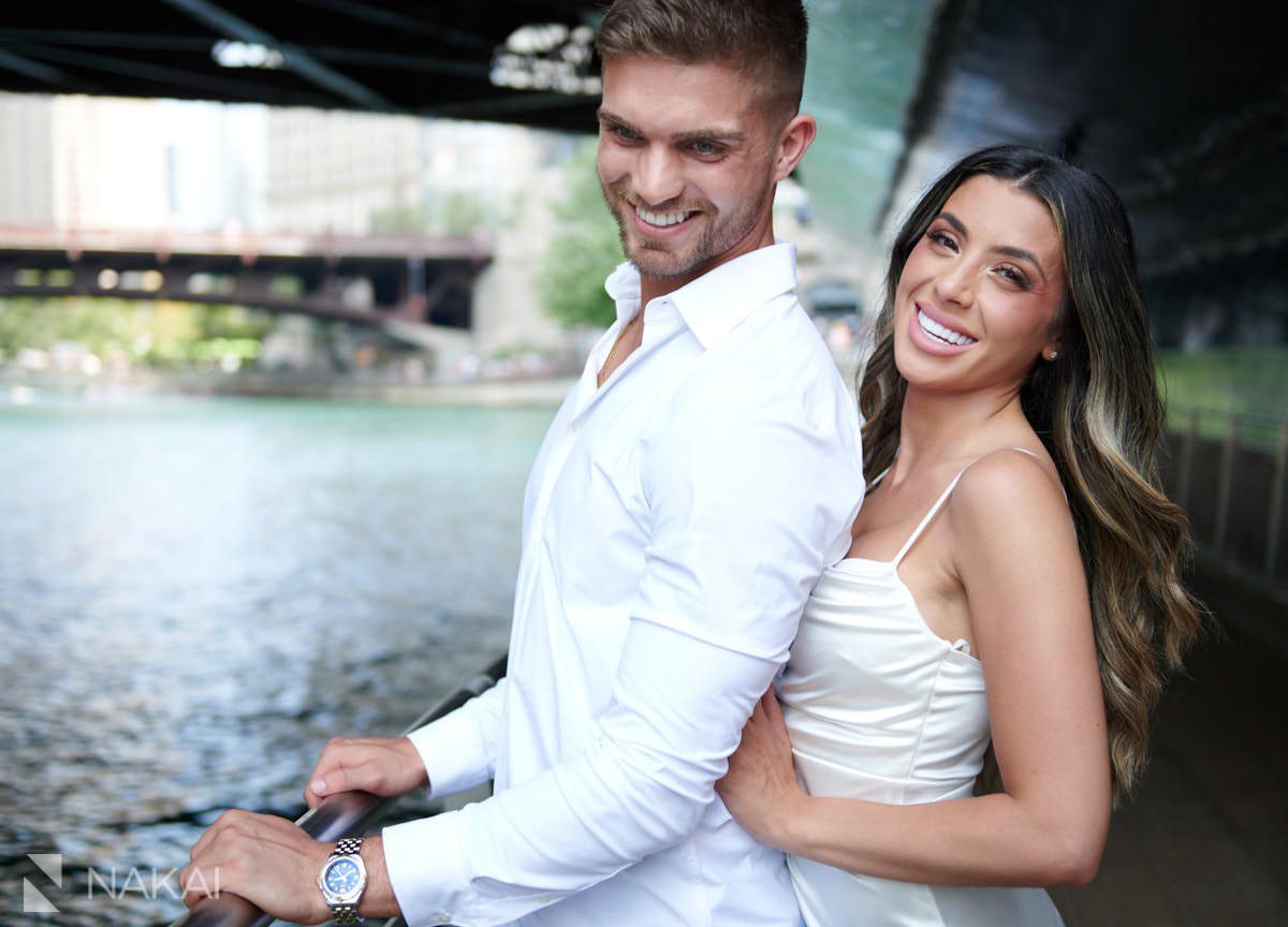 chicago proposal photos riverwalk